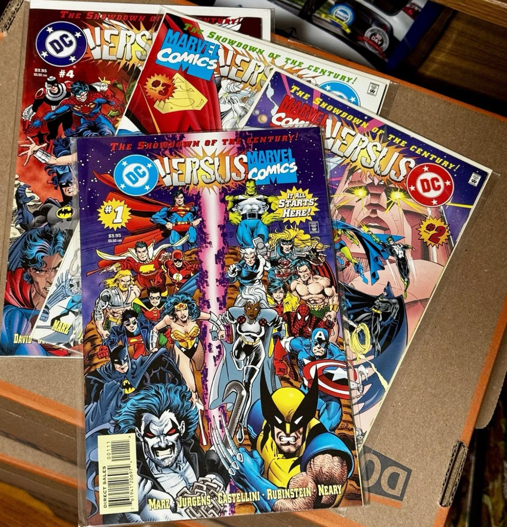 DC VERSUS MARVEL COMICS #1-4 (1996) (AVENGERS VS JUSTICE LEAGUE)