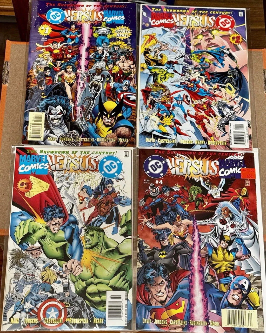 DC VERSUS MARVEL COMICS #1-4 (1996) (AVENGERS VS JUSTICE LEAGUE)